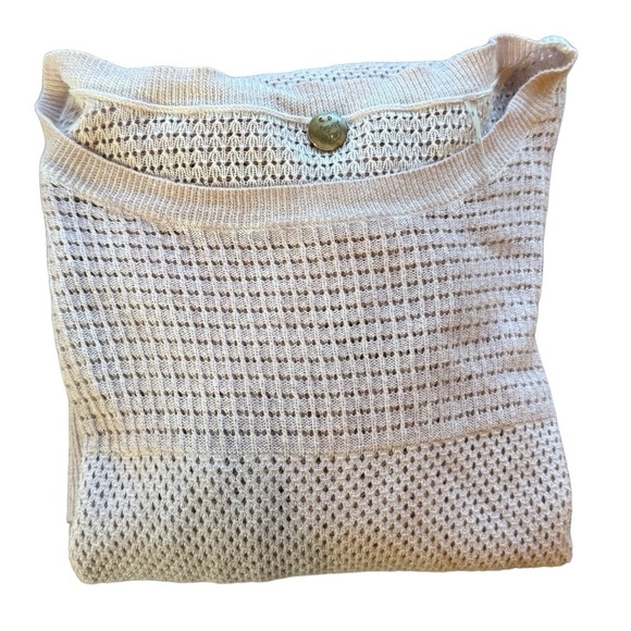 Margaret O'Leary Light Pink Knit Sweater Womens Size Small - Picture 6 of 11